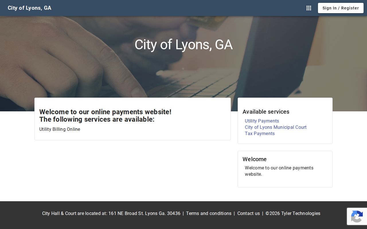 Official Lyons citation search and payment portal